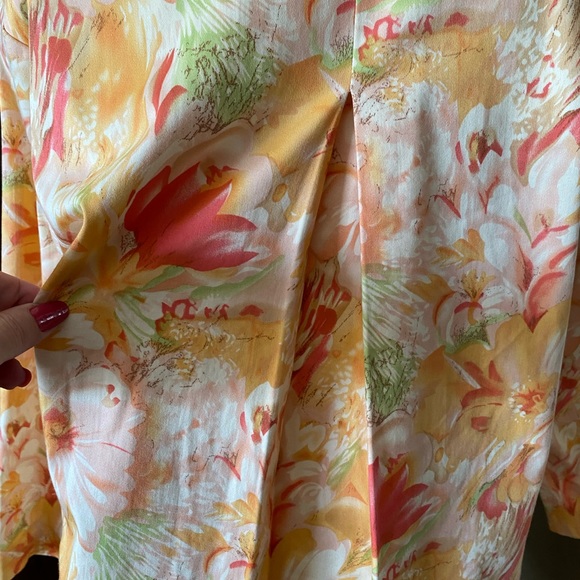 Coldwater Creek Spring Suit blazer Dress Casual size S, floral print. - Picture 13 of 15